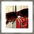 In Case Of Fire Grab Shades Framed Print