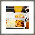 In Flight Meal - Economy Class Framed Print