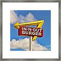 In N Out Burger  6946 Framed Print