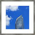 In The Clouds Framed Print