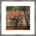 In The Shadow Of Time Framed Print