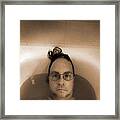 In The Tub Framed Print