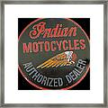 Indian Motocycle Dealer Framed Print