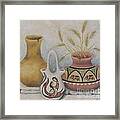 Indian Pots Framed Print