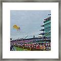 Indianapolis 500 May 2013 Balloons Race Start Framed Print