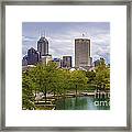 Indianapolis Indiana Skyline 1000 Framed Print