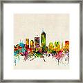 Indianapolis Indiana Skyline Framed Print