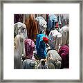 Indonesians Prepare For The Holy Month Framed Print