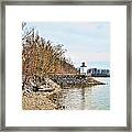 Inlet Lighthouse 2 Framed Print