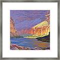 Inner Glow Of The Canyon Framed Print