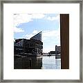 Inner Harbor At Baltimore Md - 12125 Framed Print