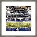 Inside Ford Field Framed Print