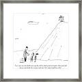 Insurance Man Explains Policy To Jack And Jill Framed Print