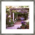 Intimate English Garden Framed Print