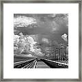 Into The Clouds Framed Print