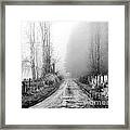 Into The Unknown Framed Print