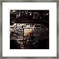 Into The Vintage Cockpit Framed Print