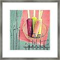 Invention Of The Ice Pop Framed Print