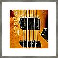 Iphone Bass Guitar Framed Print