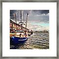 Iron Ladn #boat #seaportdistrict Framed Print