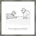 Is Oversleeping A Real Thing? Framed Print