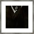 Isadora Duncan Posing With Her Arms In The Air Framed Print