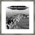 Island At Le Bic Framed Print