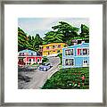 Island Hillside Living Framed Print