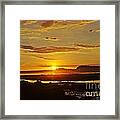 Island Sunset Framed Print