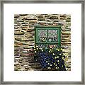 Italian Lace Window Box Framed Print