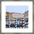 Italy, Venice View Of The Grand Canal Framed Print