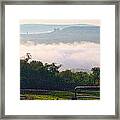 Ithaca College Across The Valley Framed Print