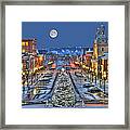 It's Christmas Time In The City Framed Print