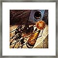 It's Wine And Beer O'clock Framed Print
