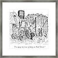 I've Done My Tour Of Duty On Wall Street Framed Print