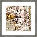 I've Got The Travel Bug Framed Print