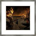 Jack-o\'-scarecrow Framed Print