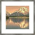 Jackson Lake Sunrise - Grand Teton Framed Print