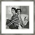 Jacqueline Kennedy And Lee Canfield Framed Print