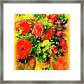 J'aime Le Bouquet Framed Print