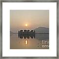 Jal Mahal In Sunrise Framed Print