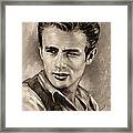 James Dean Framed Print