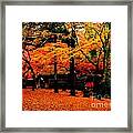 Japan Autumn Fantacy Framed Print
