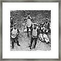 Japanese Rescue Chinese Framed Print