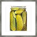 Jar Of Pickles Framed Print