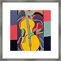 Jazzamatazz Cello Framed Print