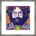 Jerry Garcia Pop Art Framed Print
