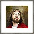 Jesus Christ Crown Of Thorns Framed Print