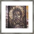 #jesus #church #portrait #riga #latvia Framed Print