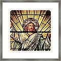Jesus - The Light Of The Wold Framed Print